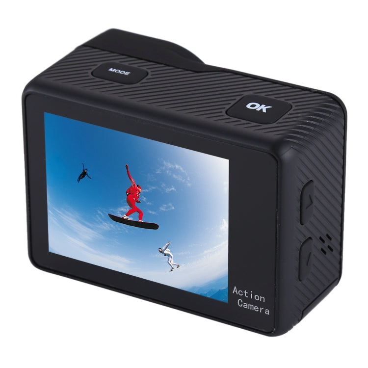 S300 HD 4K WiFi 12.0MP Sport Camera with Remote Control & 30m Waterproof Case, 2.0 inch LTPS Touch Screen + 0.66 inch Front Display, Generalplus 4248, 170 Degree A Wide Angle Lens(Black) - DJI & GoPro Accessories by buy2fix | Online Shopping UK | buy2fix