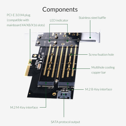 ORICO PDM2 M.2 NVME to PCI-E 3.0 X4 Expansion Card - Add-on Cards by ORICO | Online Shopping UK | buy2fix