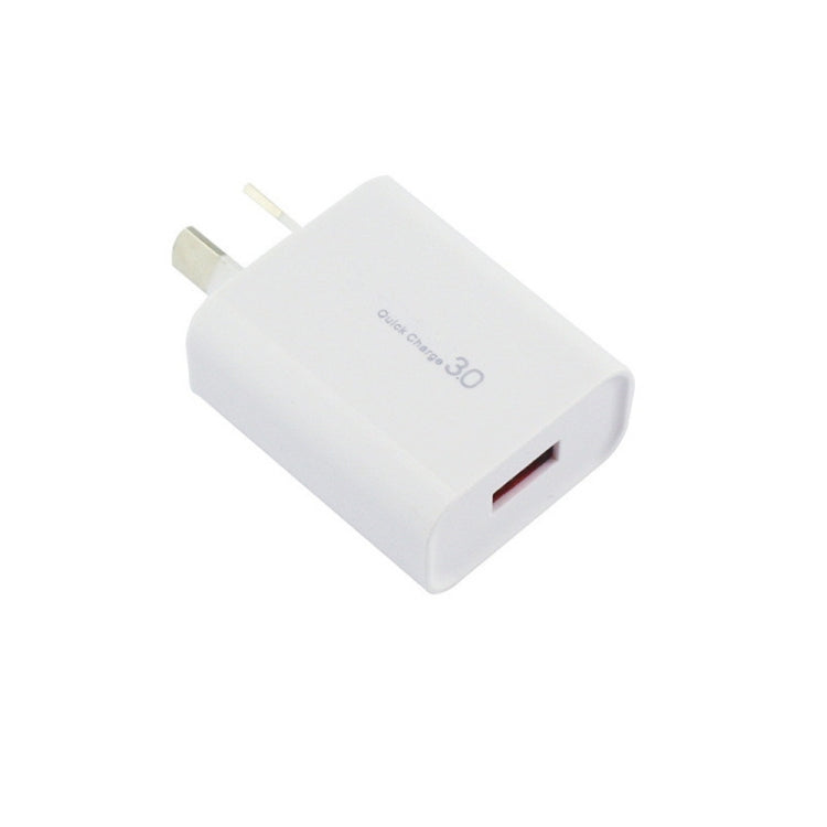 QC 3.0 18W 3A Single USB Interface Charger, AU Plug - USB Charger by buy2fix | Online Shopping UK | buy2fix