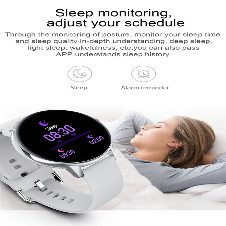 W68 1.4 inch Color Screen Smart Watch, IP68 Waterproof, Support Temperature Monitoring/Heart Rate Monitoring/Blood Pressure Monitoring/Sleep Monitoring/Predict Menstrual Cycle Intelligently(Silver) - Smart Wear by buy2fix | Online Shopping UK | buy2fix