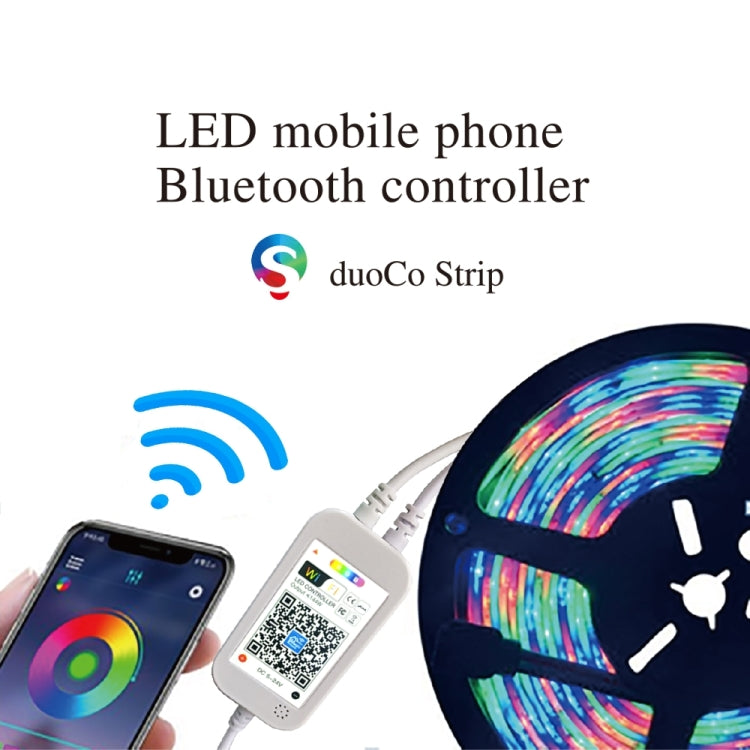 WiFi Smart 4 Pin RGB LED Strip Light Controller APP Remote Voice Control Works with Alexa Echo, 5-24V, type:WiFi 40-keys Controller - RGB Controller by buy2fix | Online Shopping UK | buy2fix