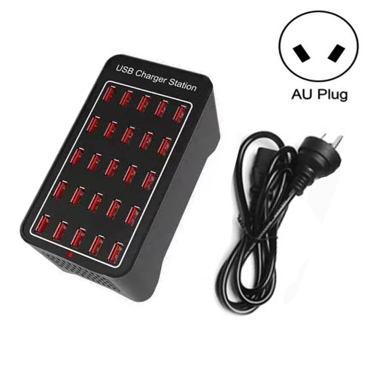 150W 25 USB Ports Fast Charger Station Smart Charger, AC 110-240V, Plug Size:AU Plug - Multifunction Charger by buy2fix | Online Shopping UK | buy2fix