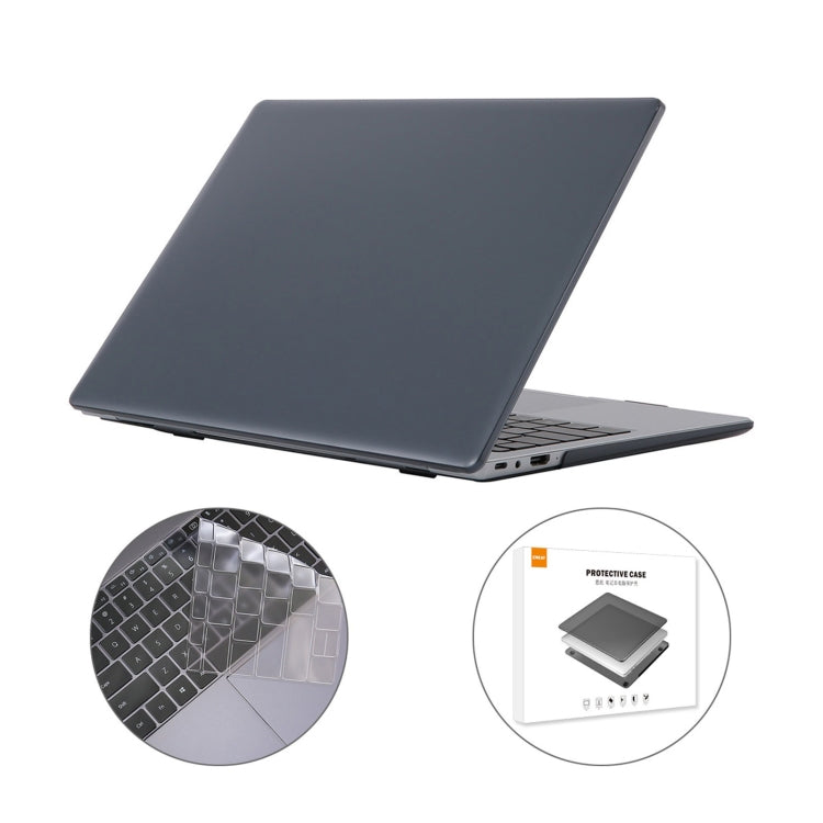 ENKAY for Huawei MateBook 14 US Version 2 in 1 Crystal Protective Case with TPU Keyboard Film(Black) - Computer & Networking by ENKAY | Online Shopping UK | buy2fix