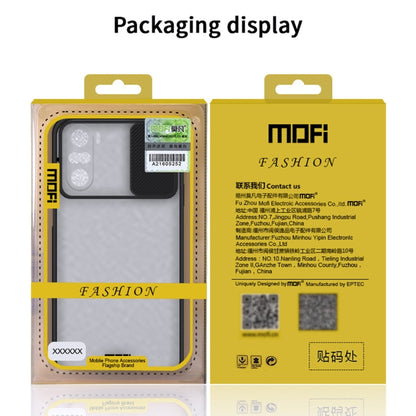 For Xiaomi Redmi Note 10 4G / Note 10S MOFI Xing Dun Series Translucent Frosted PC + TPU Privacy Anti-glare Shockproof All-inclusive Protective Case(Blue) - Xiaomi Cases by MOFI | Online Shopping UK | buy2fix