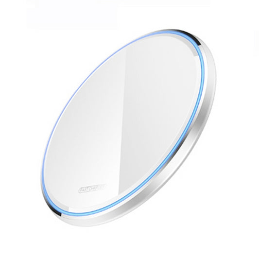 WX-69 10W Ultra-thin Wireless Charger Mirror Wireless Charger for Mobile Phone(White) - Apple Accessories by buy2fix | Online Shopping UK | buy2fix