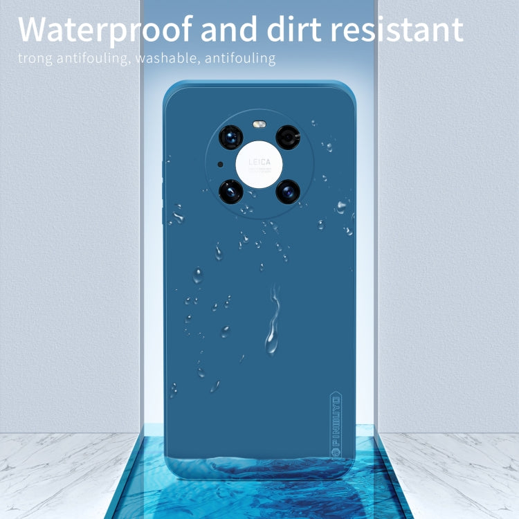 For Huawei Mate 40 Pro PINWUYO Sense Series Liquid Silicone TPU Mobile Phone Case(Blue) - Huawei Cases by PINWUYO | Online Shopping UK | buy2fix