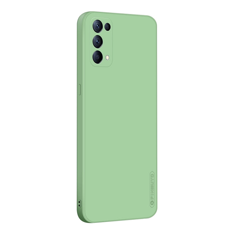 For OPPO Reno5 / Reno5 K / Find X3 Lite PINWUYO Touching Series Liquid Silicone TPU Shockproof Case(Green) - OPPO Cases by PINWUYO | Online Shopping UK | buy2fix