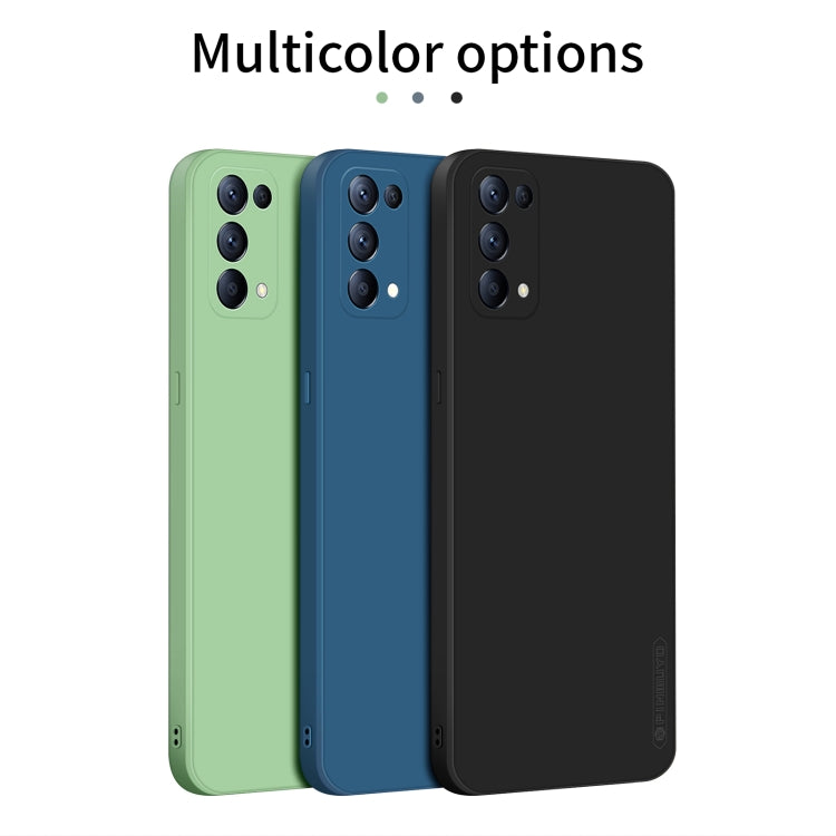 For OPPO Reno5 / Reno5 K / Find X3 Lite PINWUYO Touching Series Liquid Silicone TPU Shockproof Case(Green) - OPPO Cases by PINWUYO | Online Shopping UK | buy2fix