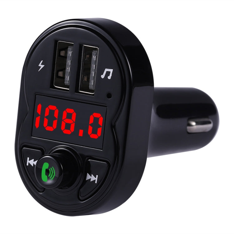 X1 Car Handsfree Kit FM Transmitter Wireless Audio Receiver MP3 Player Dual USB Fast Charger - In Car by buy2fix | Online Shopping UK | buy2fix