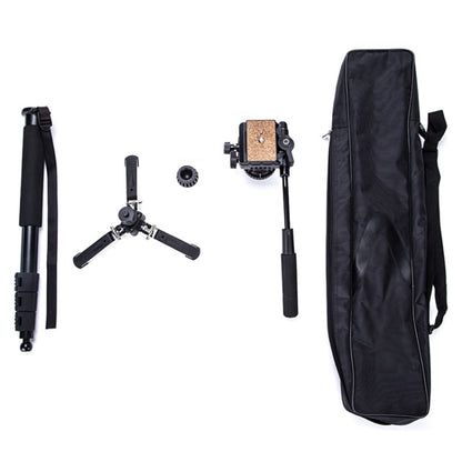 YUNTENG VCT-288 Tripod Mount Monopod with Fluid Drag Head - Tripods by YUNTENG | Online Shopping UK | buy2fix