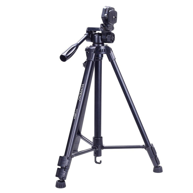 YUNTENG VCT-590 Aluminum Tripod Mount with Fluid Drag Head - Tripods by YUNTENG | Online Shopping UK | buy2fix