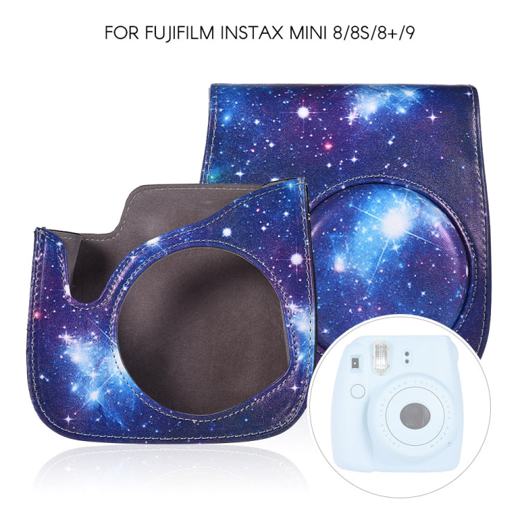 Universe Pattern Full Body Camera PU Leather Case Bag with Strap for FUJIFILM instax mini 9 / mini 8+ / mini 8 - Camera Accessories by buy2fix | Online Shopping UK | buy2fix