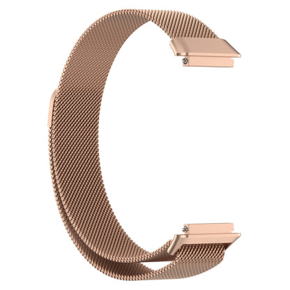 For Huawei Band 7 Milan Magnetic Watch Band(Rose Gold) - Watch Bands by buy2fix | Online Shopping UK | buy2fix