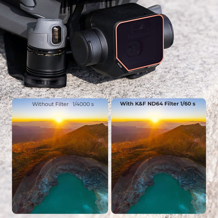 For DJI Mavic 3 K&F Concept SKU.1892 4 in 1 Lens Filter ND64 ND128 ND256 ND512 Filter Kits - DJI & GoPro Accessories by buy2fix | Online Shopping UK | buy2fix