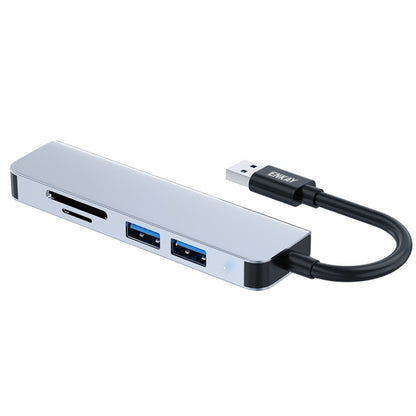 ENKAY Hat-Prince 5 in 1 Docking Station Adapter HUB SD/TF Card Reader, Interface:USB 3.0 - USB 3.0 HUB by ENKAY | Online Shopping UK | buy2fix