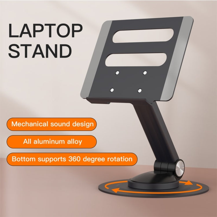 P4 360 Degrees Rotating Aluminum Metal Riser Tablet Laptop PC Stand Holder -  by buy2fix | Online Shopping UK | buy2fix