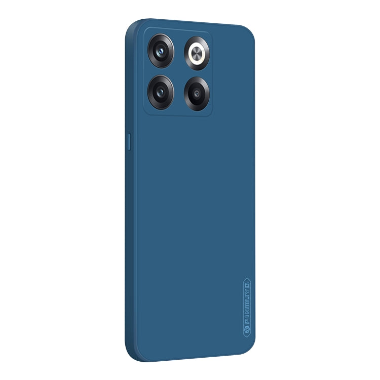 For OnePlus Ace Pro / 10R 5G  PINWUYO Sense Series Liquid Silicone TPU Phone Case(Blue) - OnePlus Cases by PINWUYO | Online Shopping UK | buy2fix