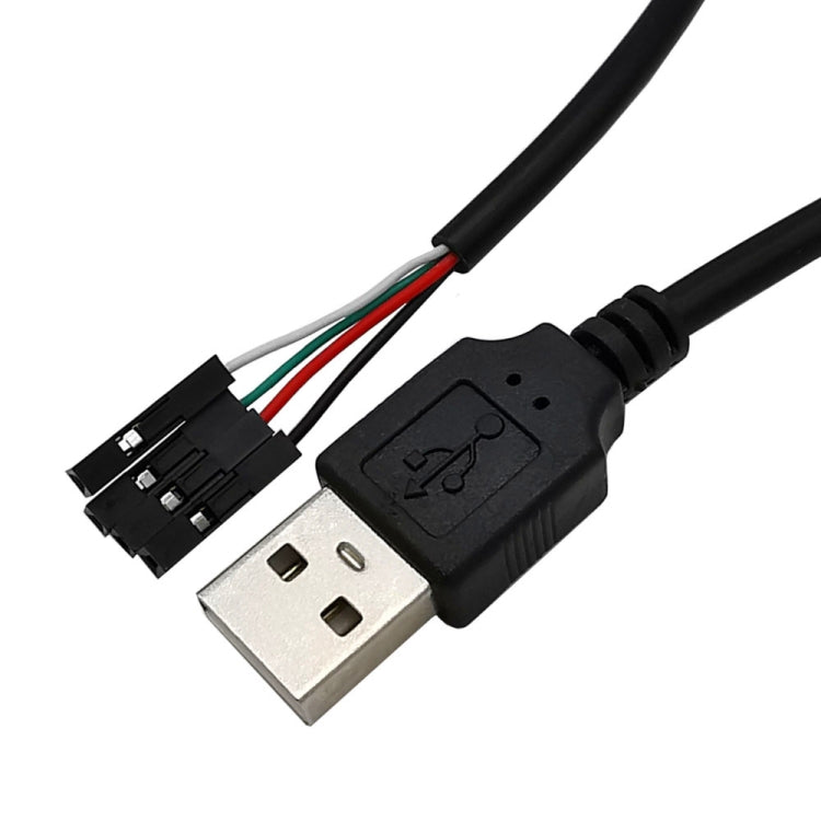 USB Female JUNSUNMAY USB 2.0 A to Female 4 Pin Dupont Motherboard Header Adapter Extender Cable, Length: 0.3m - USB Cable by JUNSUNMAY | Online Shopping UK | buy2fix