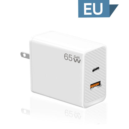 GaN PD48W Type-C PD3.0 + USB3.0 Fast Charger ，US Plug(White) - USB Charger by buy2fix | Online Shopping UK | buy2fix