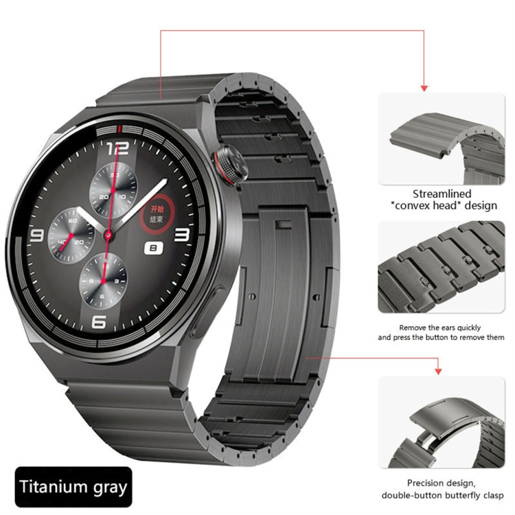 For Honor Watch GS Pro Titanium Alloy Quick Release Watch Band(Gray) - Watch Bands by buy2fix | Online Shopping UK | buy2fix