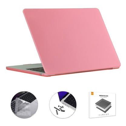 For MacBook Air 15.3 A2941 ENKAY US Version 3 in 1 Matte Protective Case with TPU Keyboard Film & Anti-dust Plugs(Pink) - MacBook Air Cases by ENKAY | Online Shopping UK | buy2fix