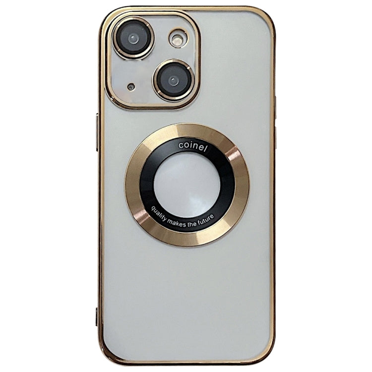 For iPhone 14 Magsafe Electroplating TPU Phone Case(Gold) - iPhone 14 Cases by buy2fix | Online Shopping UK | buy2fix