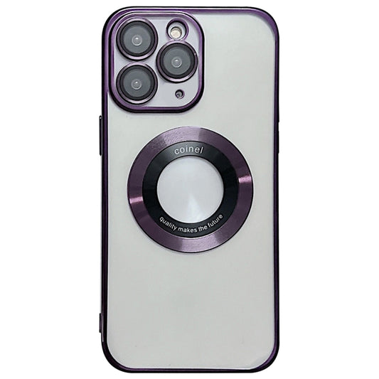 For iPhone 11 Pro Max Magsafe Electroplating TPU Phone Case(Purple) - iPhone 11 Pro Max Cases by buy2fix | Online Shopping UK | buy2fix