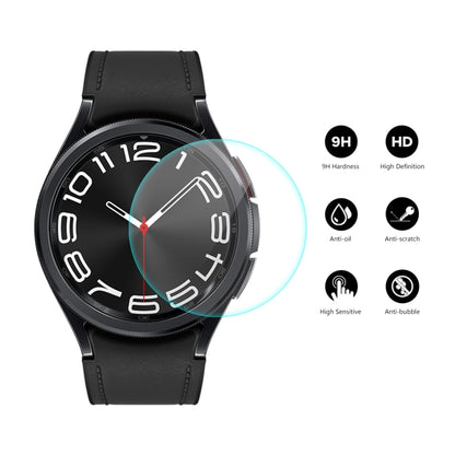 For Samsung Galaxy Watch6 Classic 43mm 5pcs ENKAY 0.2mm 9H Tempered Glass Screen Protector Watch Film - Screen Protector by ENKAY | Online Shopping UK | buy2fix