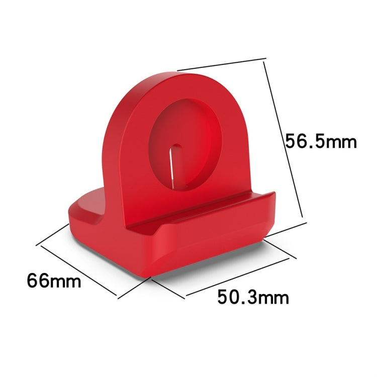 For Samsung Galaxy Watch6 / Watch6 Classic / Watch5 / Watch5 Pro JUNSUNMAY Silicone Charger Stand Non-Slip Base(Red) - Charger by JUNSUNMAY | Online Shopping UK | buy2fix