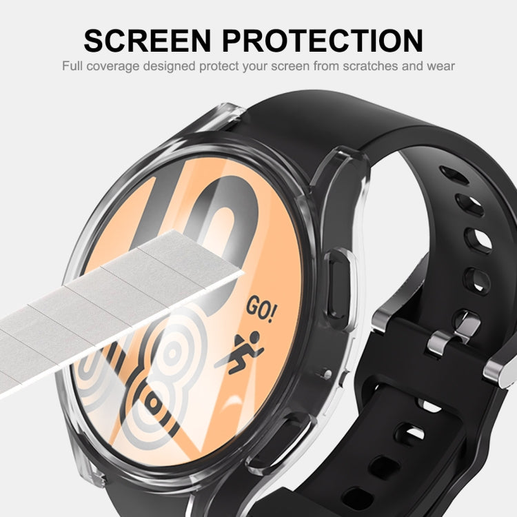 For Samsung Galaxy Watch6 44mm ENKAY Hat-Prince Full Coverage Transparent Soft TPU Case with Screen Protection - Watch Cases by ENKAY | Online Shopping UK | buy2fix