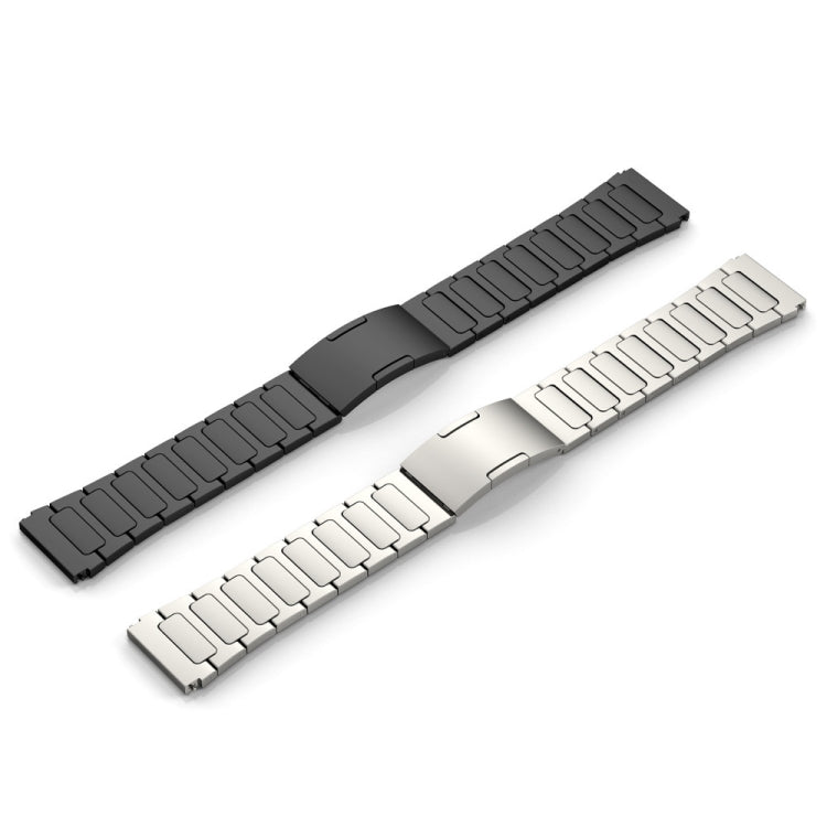 For Honor Watch GS 3 22mm I-Shaped Titanium Alloy Watch Band(Black) - Watch Bands by buy2fix | Online Shopping UK | buy2fix