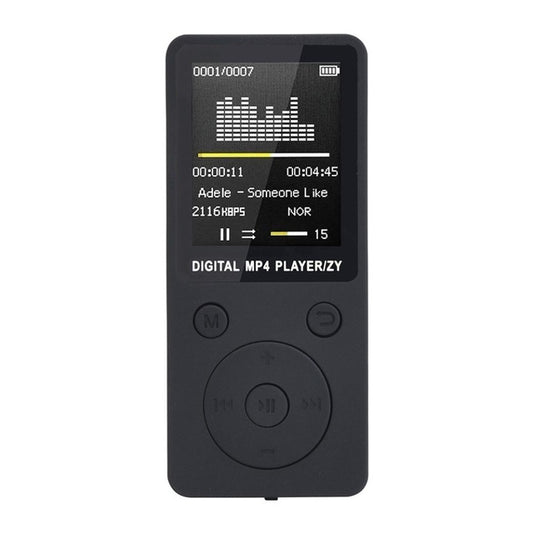 Portable MP4 Lossless Sound Music Player FM Recorder Walkman Player Mini Support Music, Radio, Recording, MP3, TF Card, No Memory(Black) - Consumer Electronics by buy2fix | Online Shopping UK | buy2fix