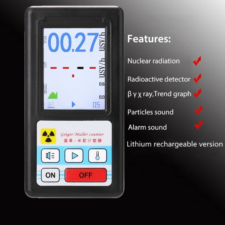 BR-6B Nuclear Radiation Detector Geiger Counter Geiger Tester - Consumer Electronics by buy2fix | Online Shopping UK | buy2fix