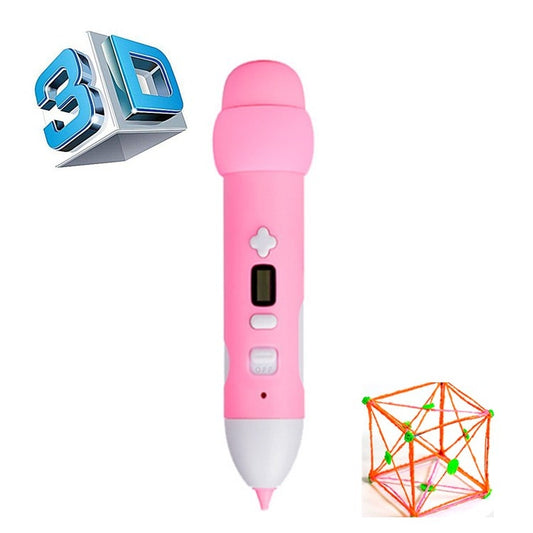 Low Temperature 3D Printing Pen Wireless Charging Printing Pen(Pink) - Consumer Electronics by buy2fix | Online Shopping UK | buy2fix