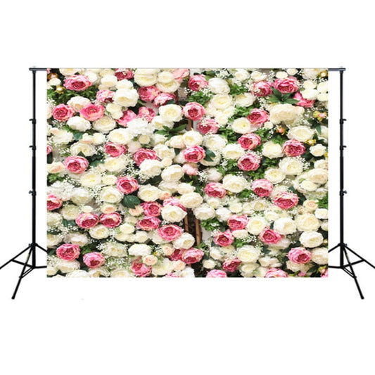 2.1m x 1.5m Flower Wall Simulation Rose Wedding Party Arrangement 3D Photography Background Cloth(H4) - Camera Accessories by buy2fix | Online Shopping UK | buy2fix