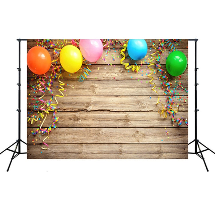 2.1m x 1.5m Wooden Board Balloon Children Birthday Party Cartoon Photography Background - Camera Accessories by buy2fix | Online Shopping UK | buy2fix