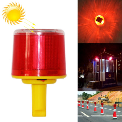 Night Solar Warning Construction Safety Warn Flash Lights Signal Light(Slim handle) - Warning Lights by buy2fix | Online Shopping UK | buy2fix