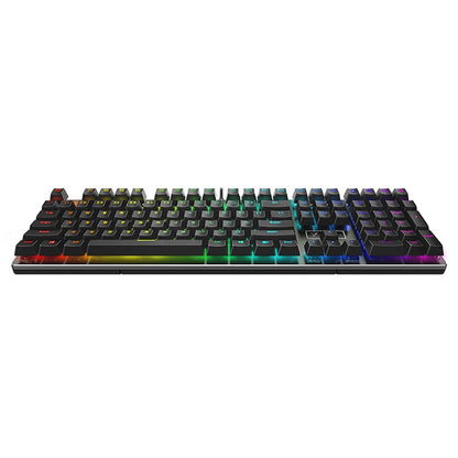 Rapoo V700RGB 104 Keys USB Wired Game Computer without Punching Mechanical Keyboard(Tea Shaft) - Wired Keyboard by Rapoo | Online Shopping UK | buy2fix