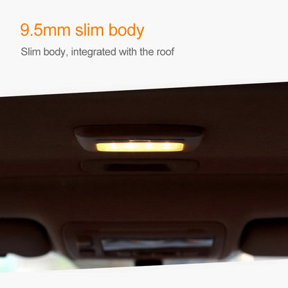 Car Interior Wireless Intelligent Electronic Products Car Reading Lighting Ceiling Lamp LED Night Light, Light Color:Yellow Light(Black) - Dome Lights by buy2fix | Online Shopping UK | buy2fix