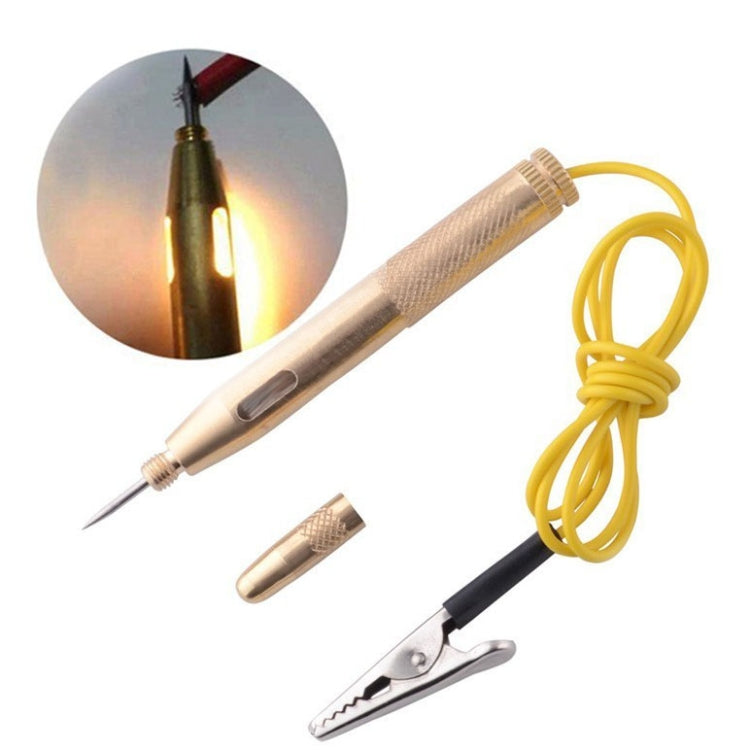 2 PCS 6-24V Copper Electric Pen General Test Light Automotive Circuit Test Pencil - In Car by buy2fix | Online Shopping UK | buy2fix