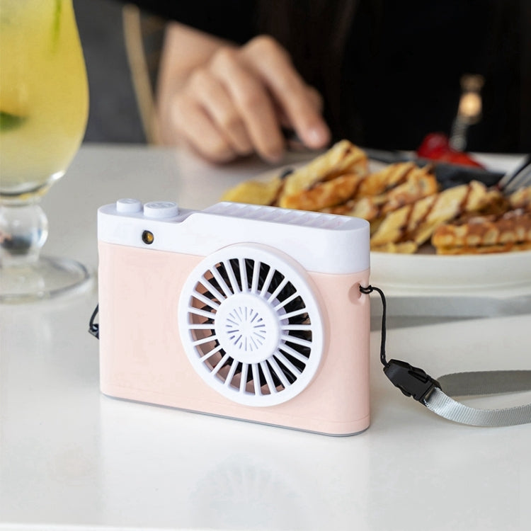 Portable Mini Usb Charging Camera Fan Hanging Neck Small Fan(Black) - Consumer Electronics by buy2fix | Online Shopping UK | buy2fix