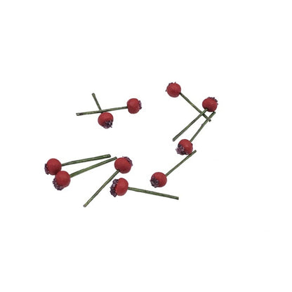 10 PCS 1:12 Fruit Simulation Hawthorn Kitchen Accessory Mini House Toy(Red) - Pretend Play Toys by buy2fix | Online Shopping UK | buy2fix