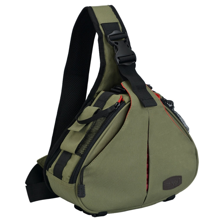 CADeN K1 DSLR Camera Shoulder Waterproof Bag with Rain Cover(Army Green) - Strap Satchel by CADeN | Online Shopping UK | buy2fix