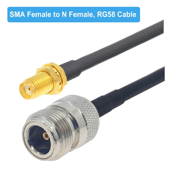 SMA Female to N Female RG58 Coaxial Adapter Cable, Cable Length:5m - Connectors by buy2fix | Online Shopping UK | buy2fix