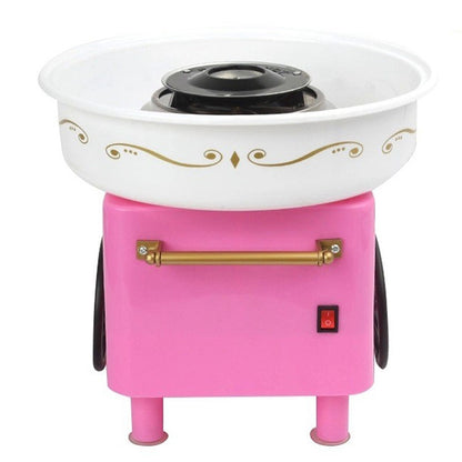 Retro Trolley Mini Cotton Candy Machine, Specification:National Standard 220 V(Pink) - Home & Garden by buy2fix | Online Shopping UK | buy2fix