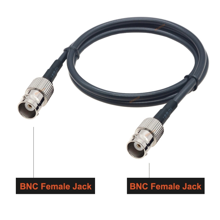 BNC Female To BNC Female RG58 Coaxial Adapter Cable, Cable Length:10m - Connectors by buy2fix | Online Shopping UK | buy2fix