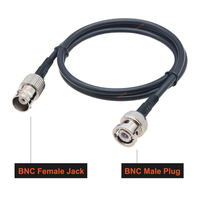 BNC Female To BNC Male RG58 Coaxial Adapter Cable, Cable Length:3m - Connectors by buy2fix | Online Shopping UK | buy2fix