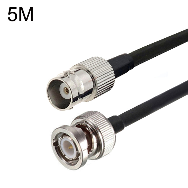 BNC Female To BNC Male RG58 Coaxial Adapter Cable, Cable Length:5m - Connectors by buy2fix | Online Shopping UK | buy2fix