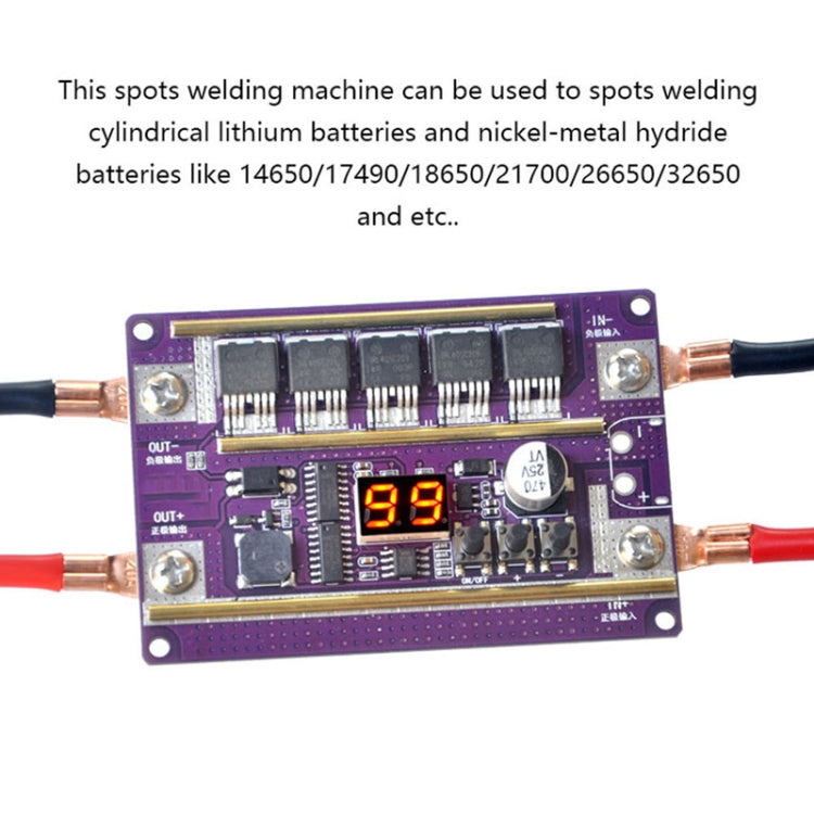 Start Treasure Version 12V Digital Display DIY Battery Spot Welding Machine Pen Control, Style:10 Square Pen - Home & Garden by buy2fix | Online Shopping UK | buy2fix