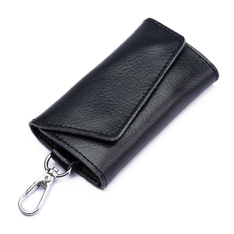 Multifunctional Litchi Texture Leather Keychain Bag Car Key Bag(Blue) - Car Key Cases by buy2fix | Online Shopping UK | buy2fix